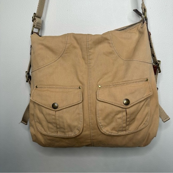 Fossil Canvas Large Crossbody Bag - Picture 1 of 9